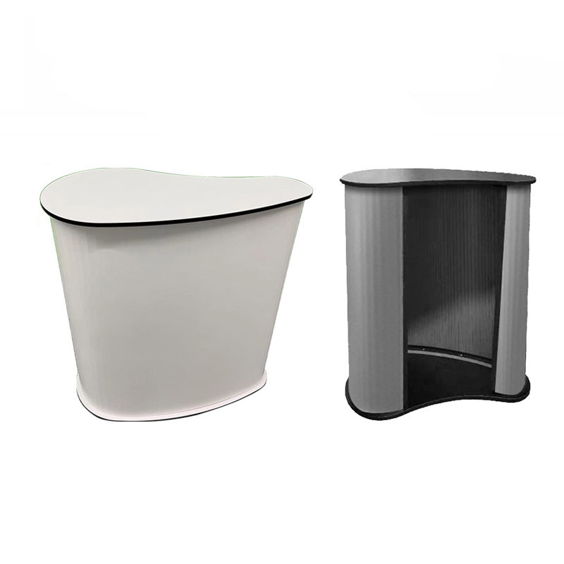 Portable Reception Counter Table-Teardrop Shape